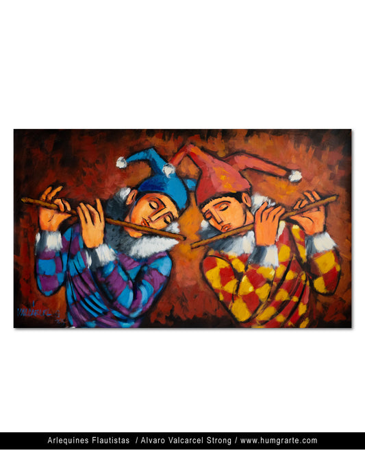 Flûtistes Harlequins / Álvaro Valcarcel Strong