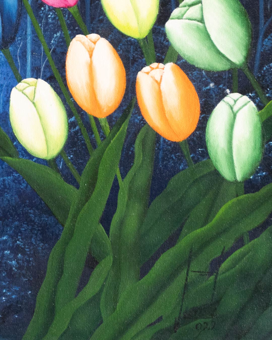 Colibríes en el jardín / Leonte Gutiérrez