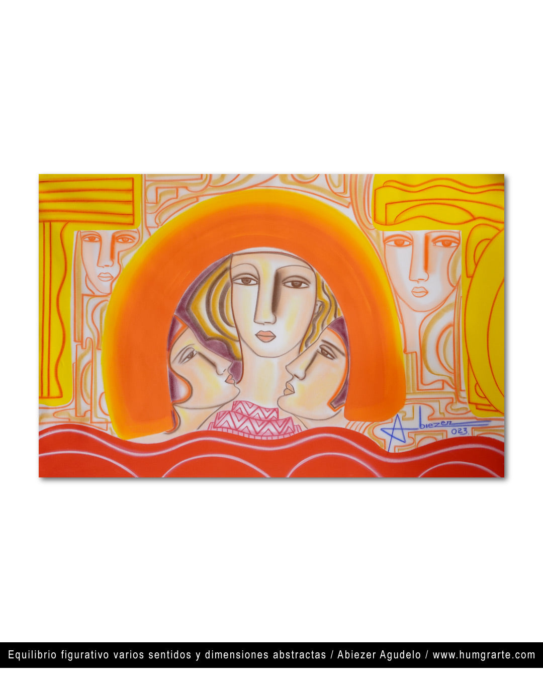 Equilibrio figurativo varios sentidos y dimensiones abstractas / Abiezer Agudelo