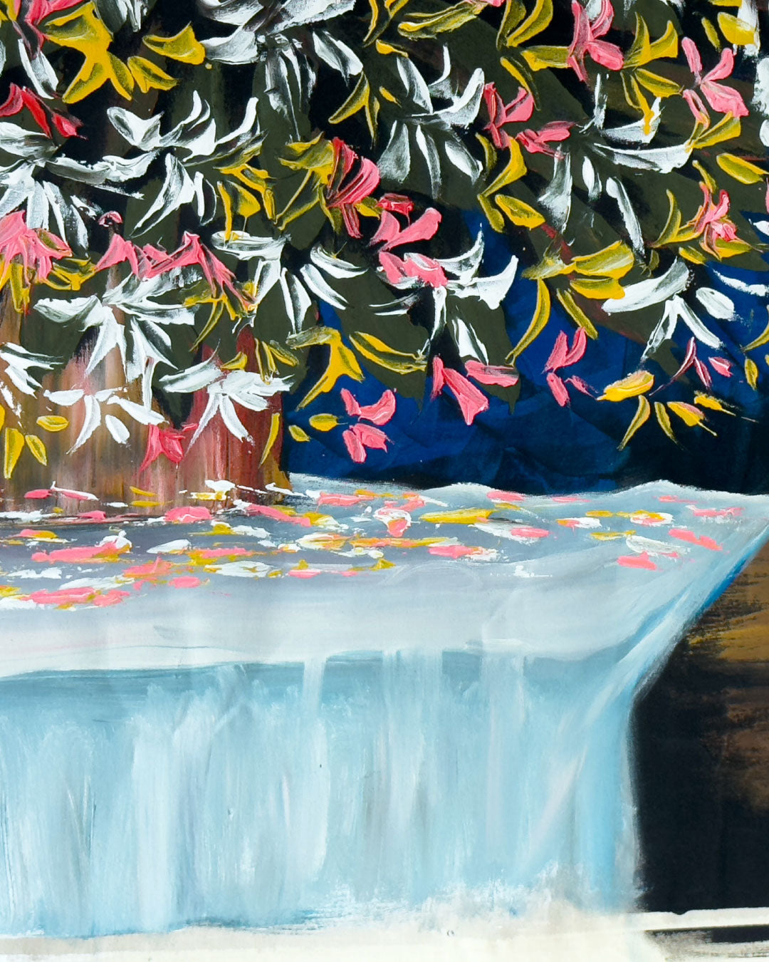 Florero azul / Ivan Guayasamin Trujillo