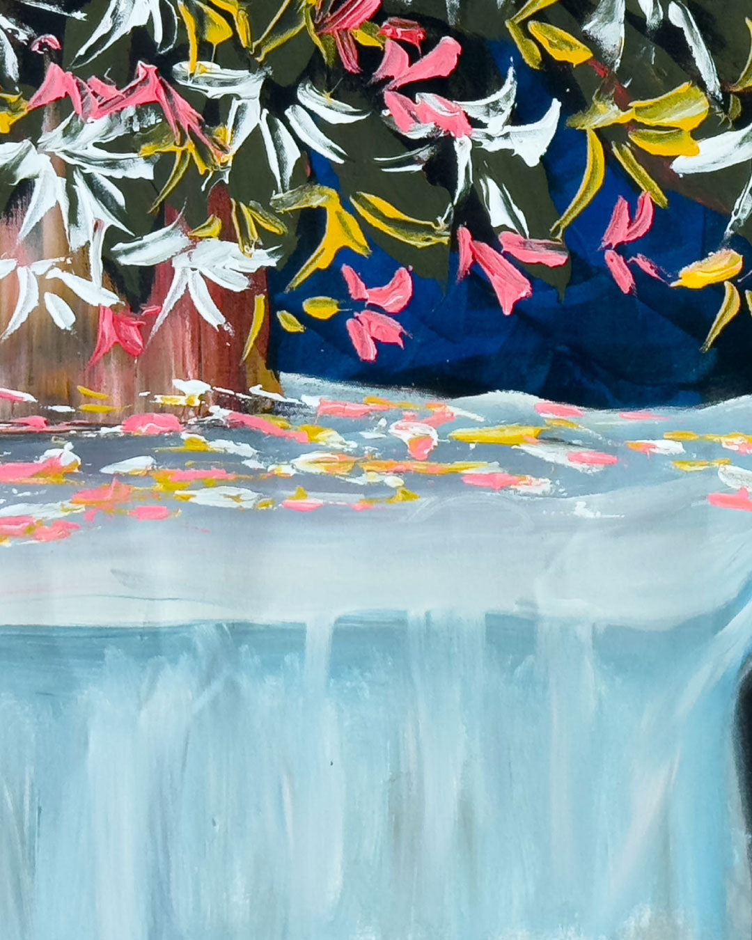 Florero azul / Ivan Guayasamin Trujillo
