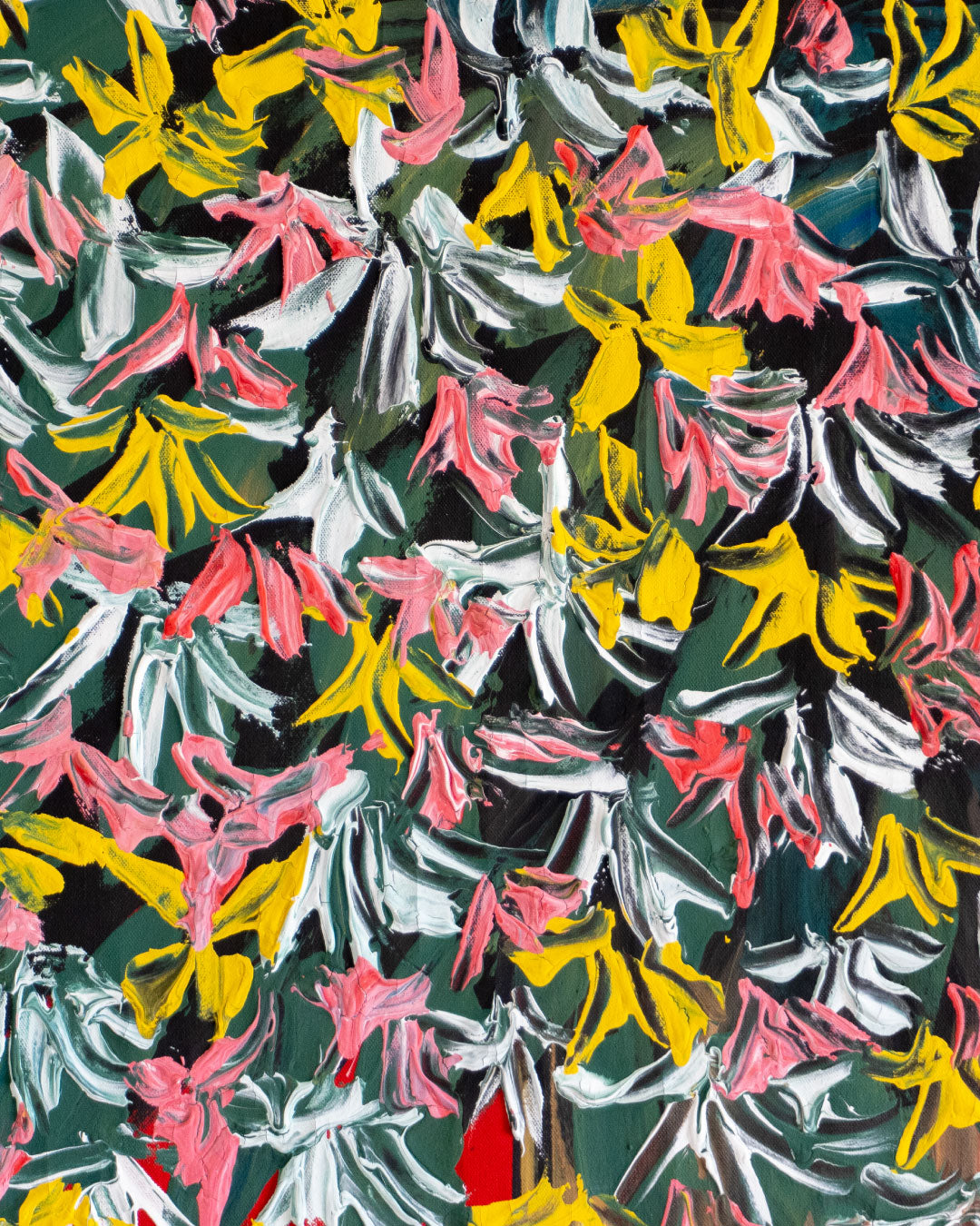 Flowers in red / Ivan Guayasamin Trujillo