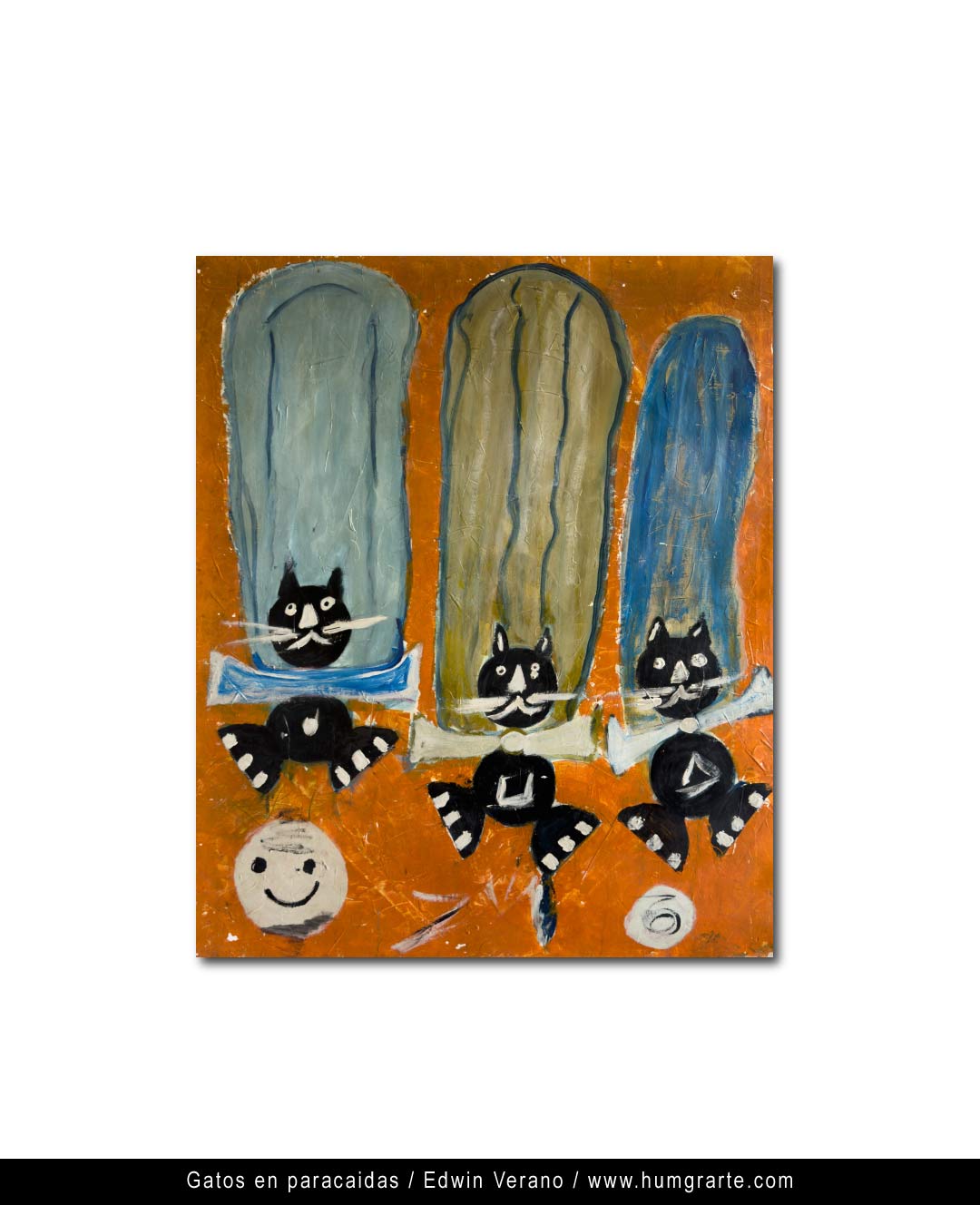 Edwin Verano / Gatos en paracaidas