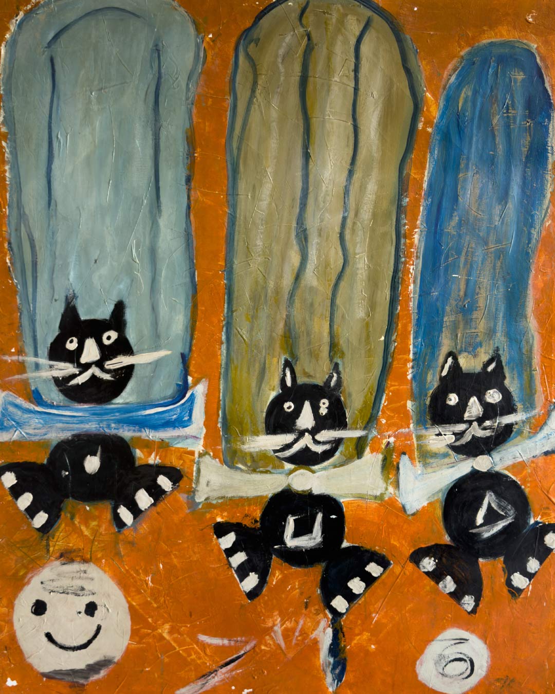 Edwin Verano / Gatos en paracaidas