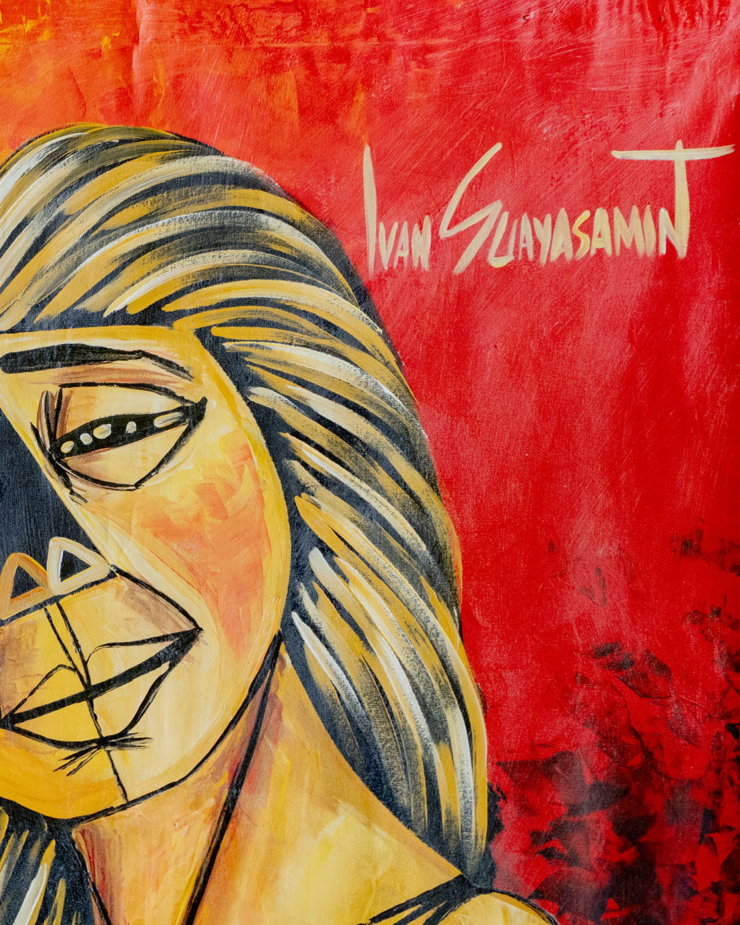 Jarra roja / Ivan Guayasamin Trujillo