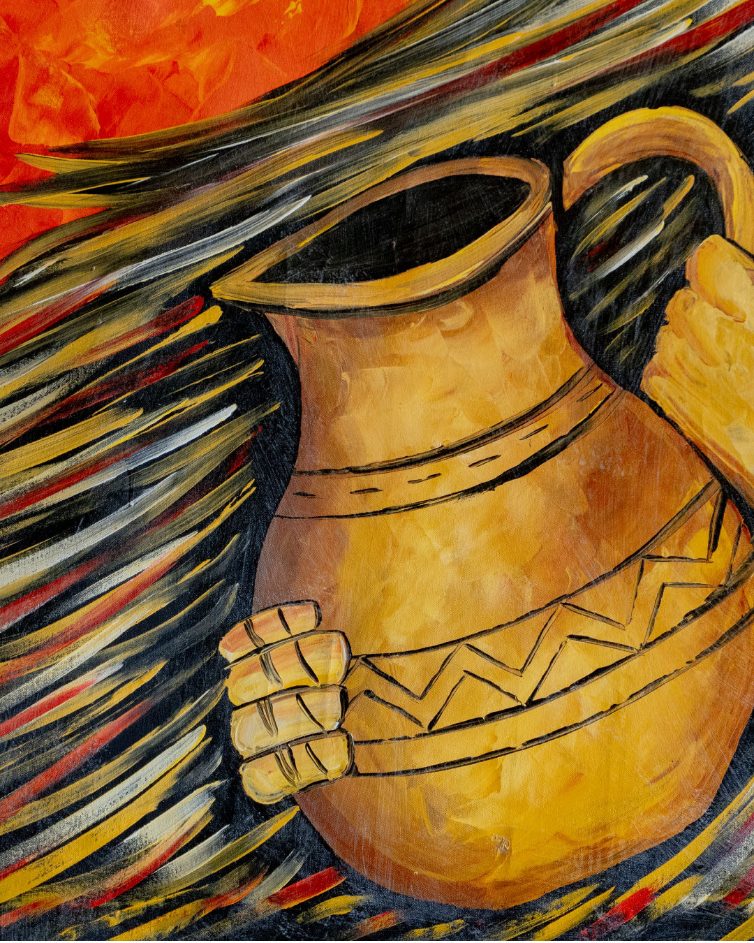 Jarra roja / Ivan Guayasamin Trujillo
