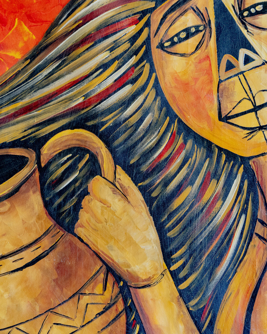 Jarra roja / Ivan Guayasamin Trujillo