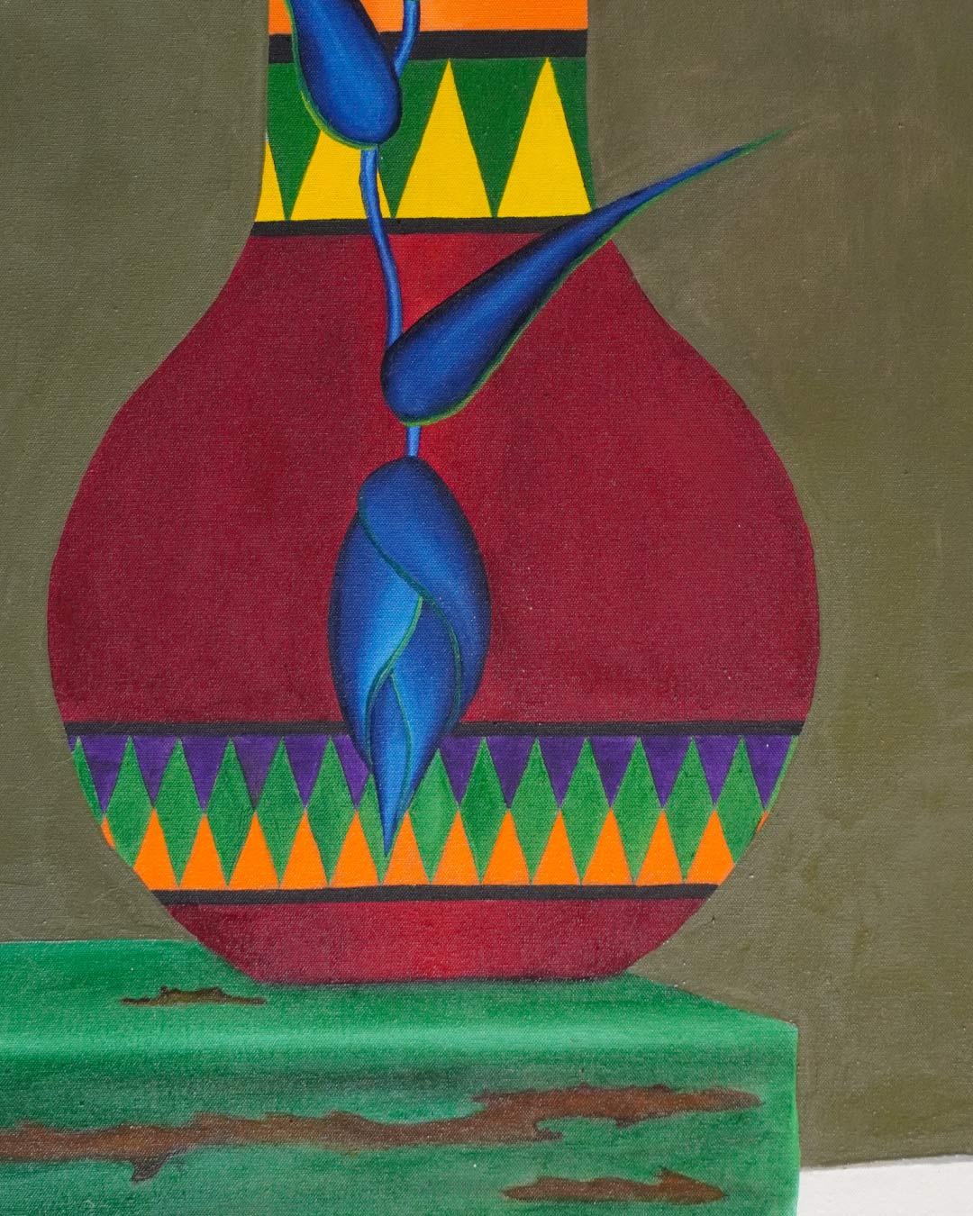 Jarrones y heliconias / Leonte Gutiérrez