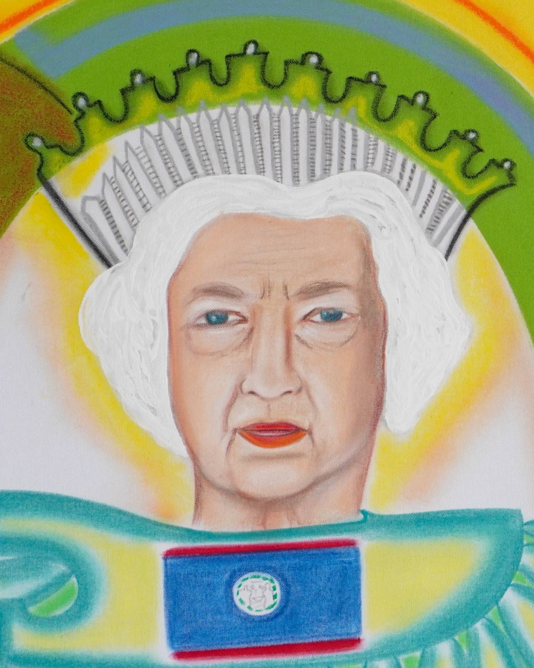 La reina Isabel y evocación a Belice Expresivas / Abiezer-Agudelo