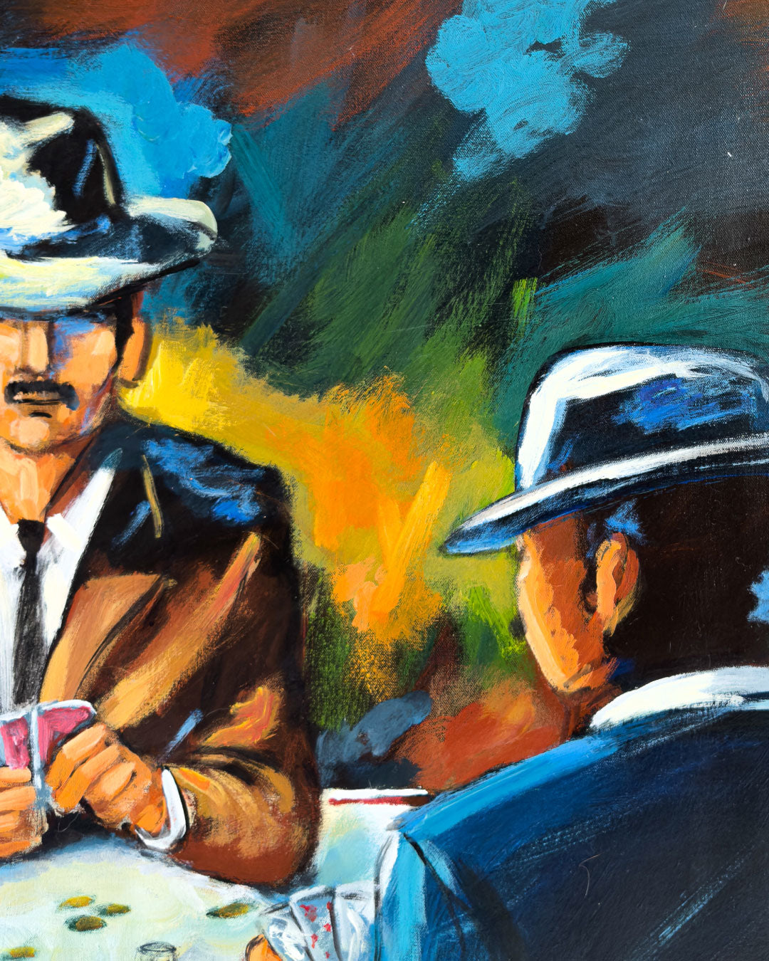 La trampa - jugadores de cartas / Álvaro Valcárcel Strong
