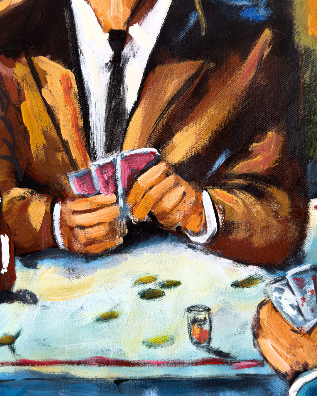 La trampa - jugadores de cartas / Álvaro Valcárcel Strong
