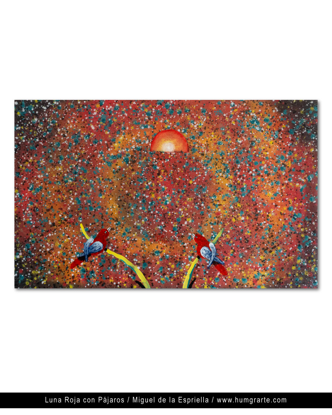 Red Moon with Birds / Miguél de la Espriella (Noble)