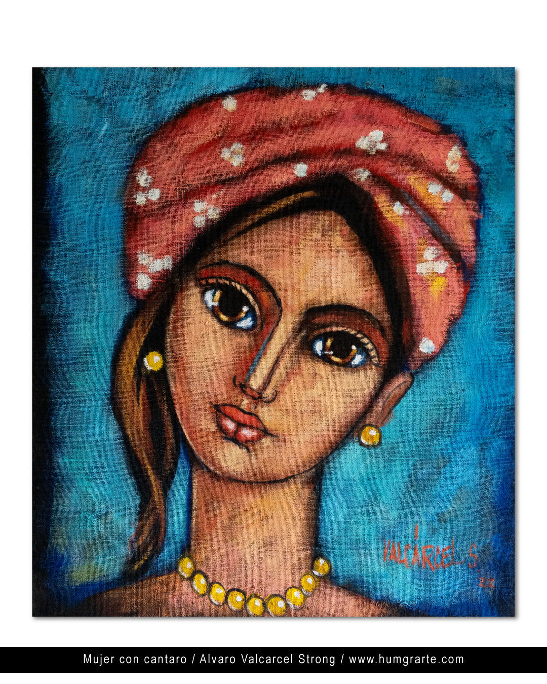 Mujer con Cantaro / Álvaro Valcarcel Strong