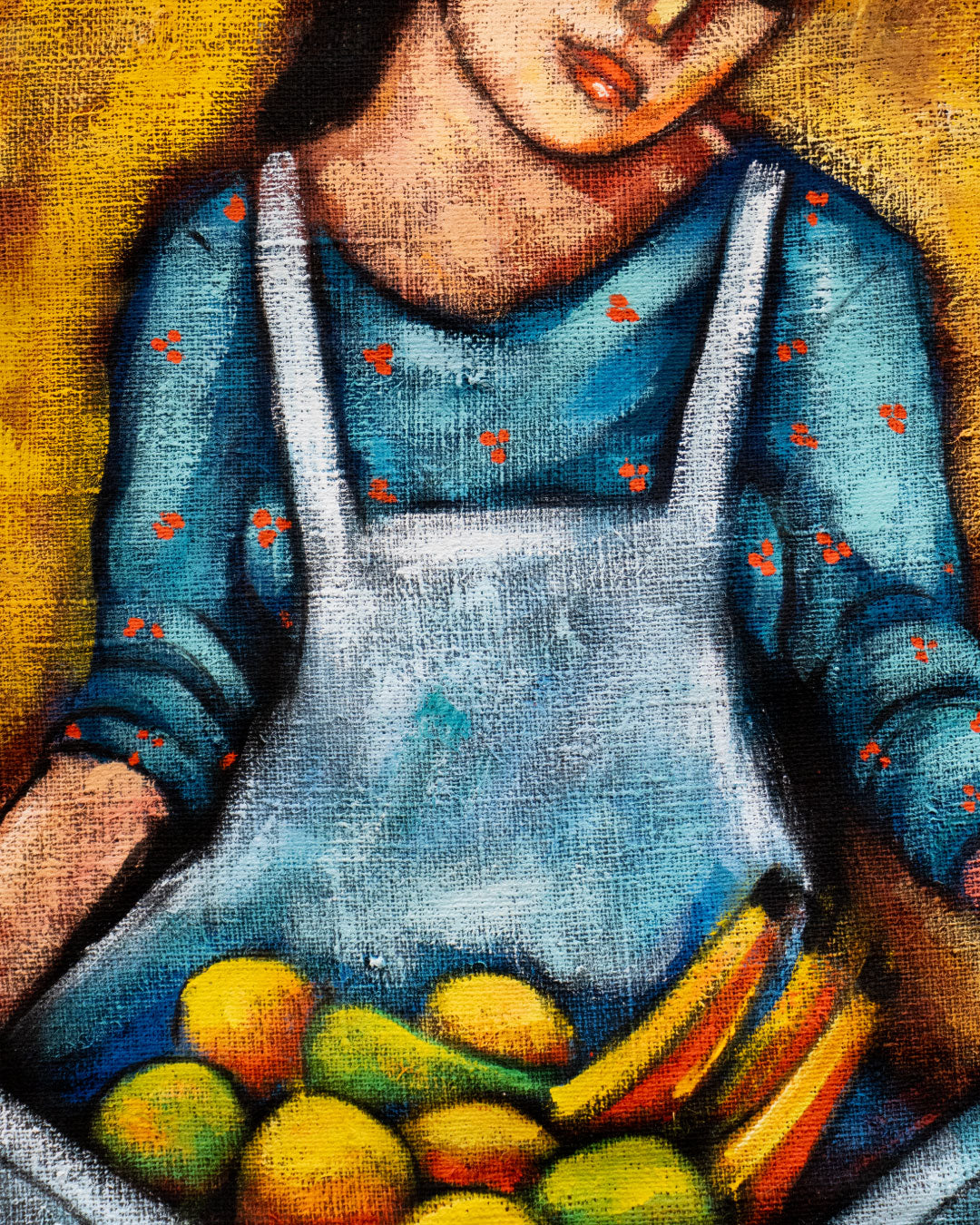 Mujer con frutas / Álvaro Valcarcel Strong