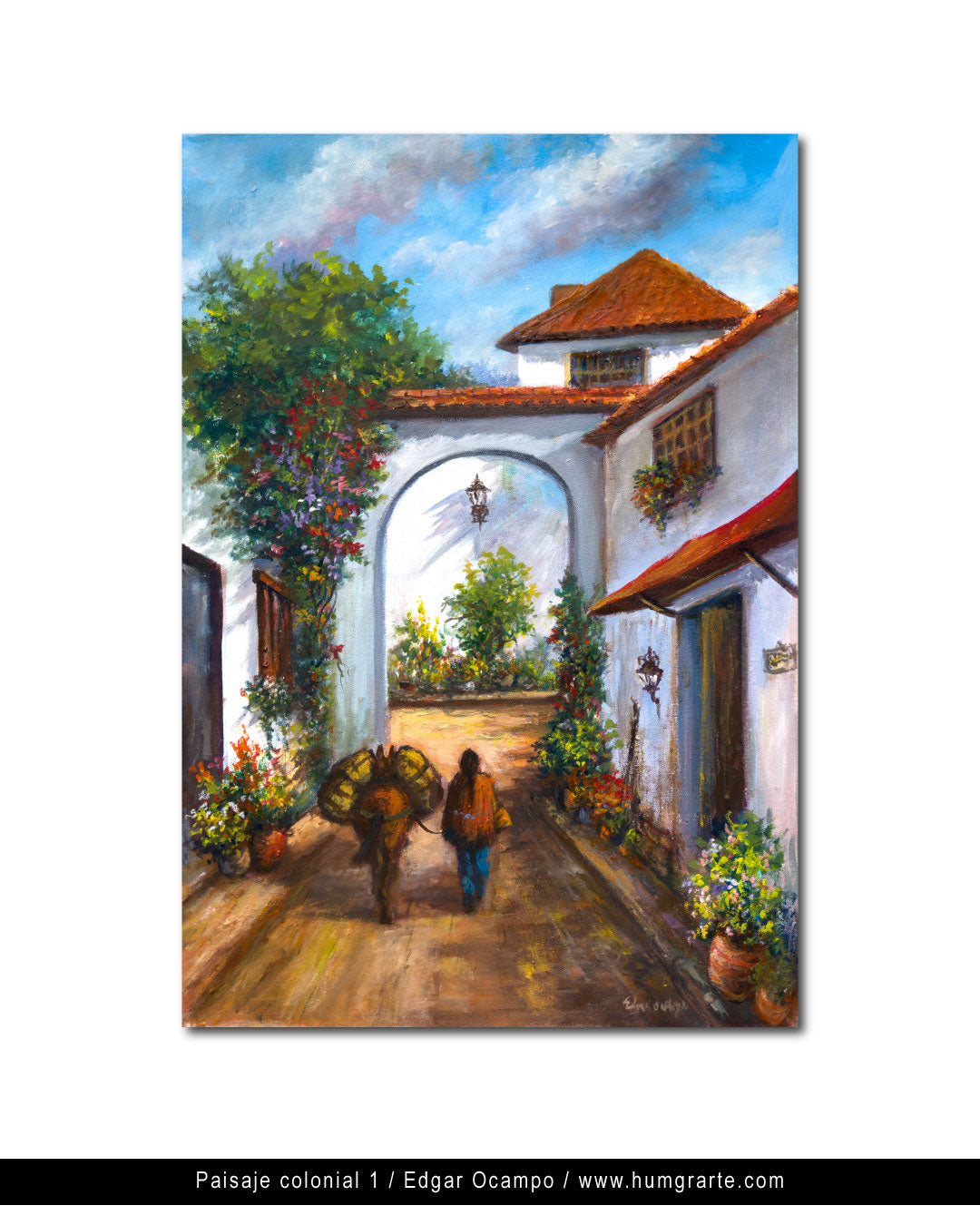 Paisaje Colonial 1 / Edgar Ocampo