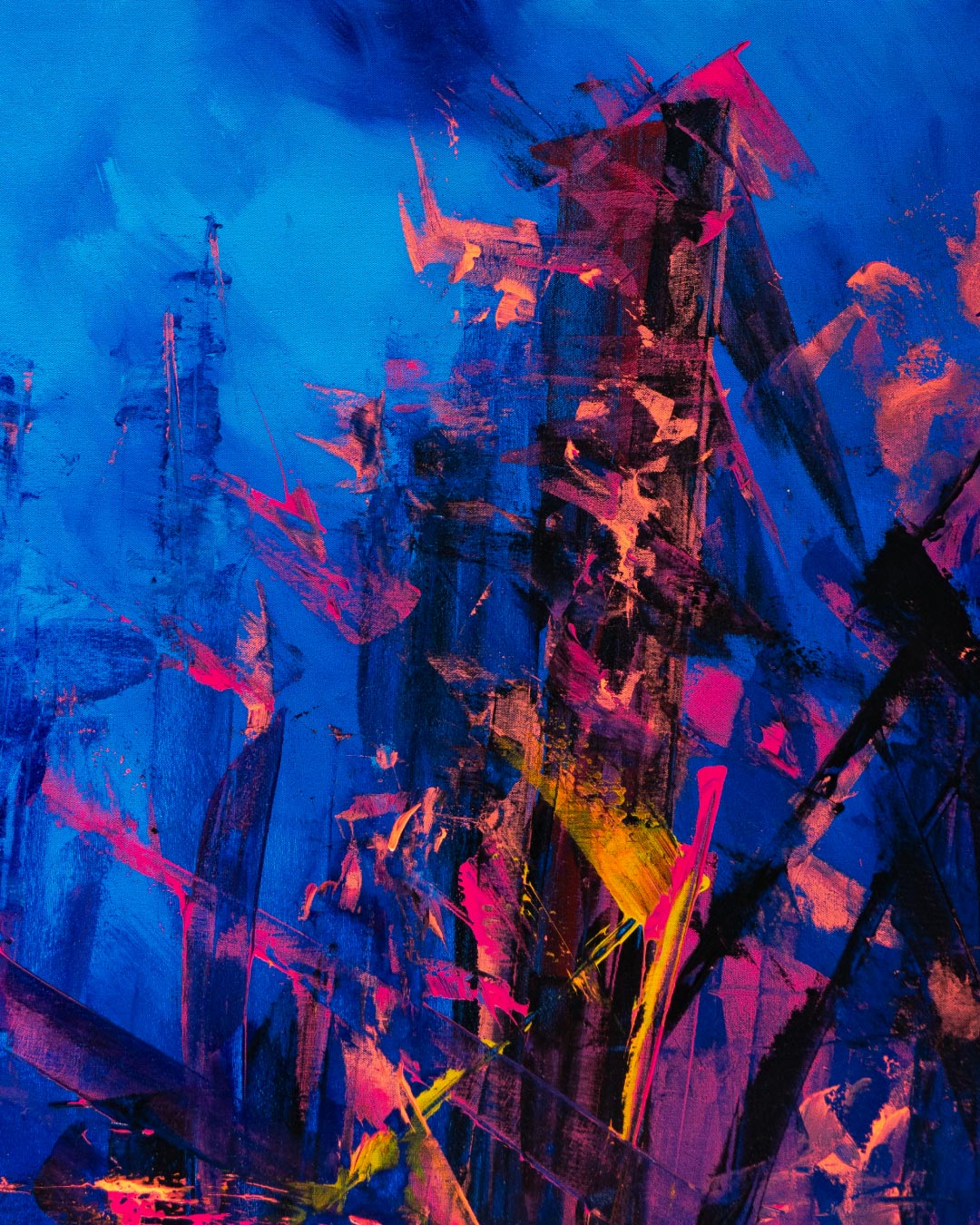 Guardianes de la noche magenta / Oveimar Viáfara