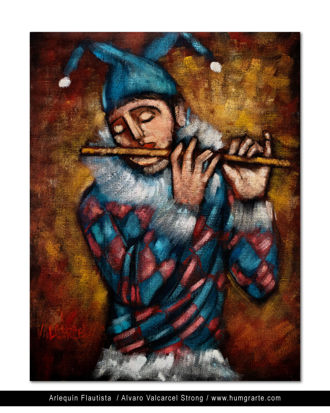 Harlequin Flutist / Álvaro Valcarcel Strong