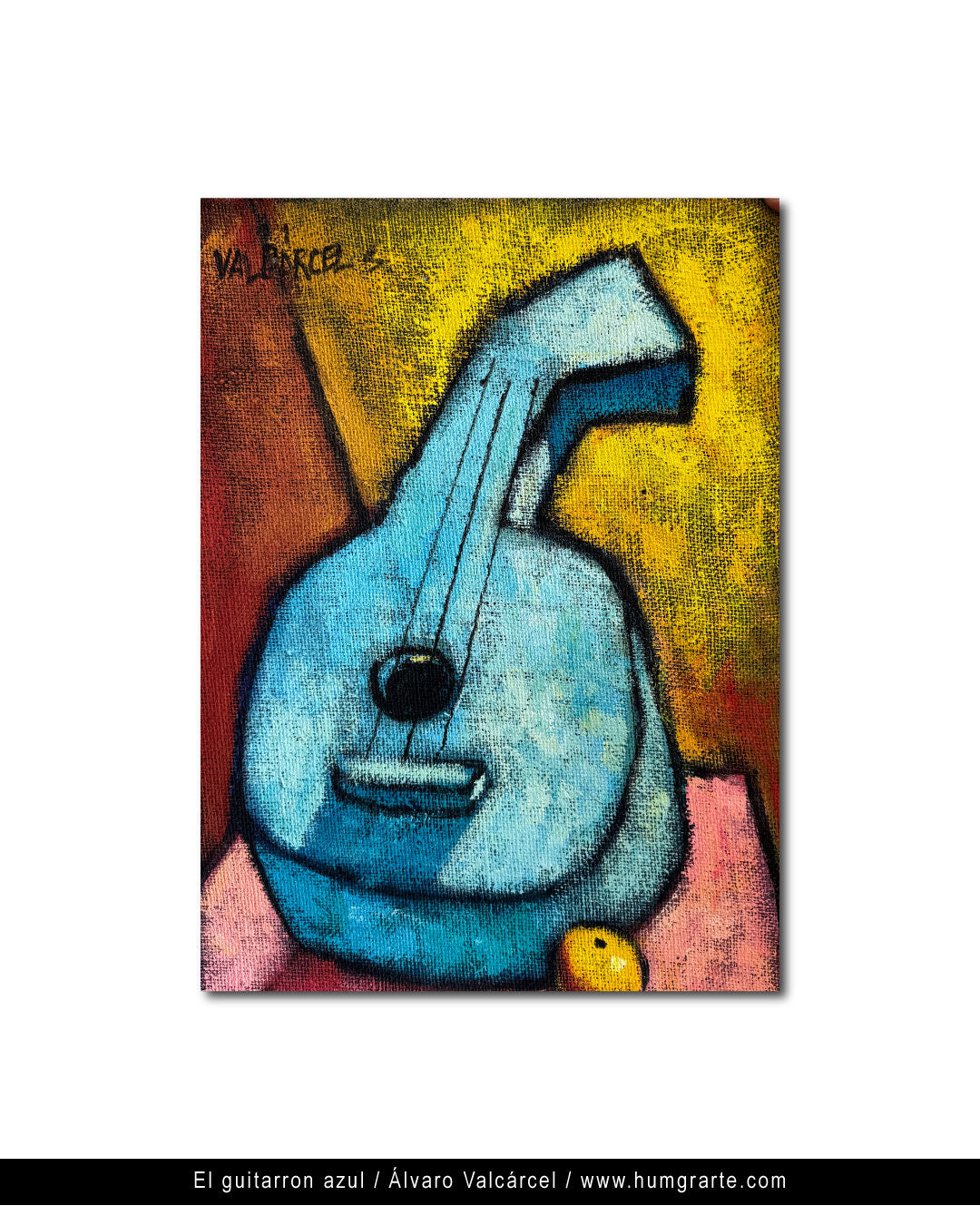 El guitarron azul / Álvaro Valcárcel Strong